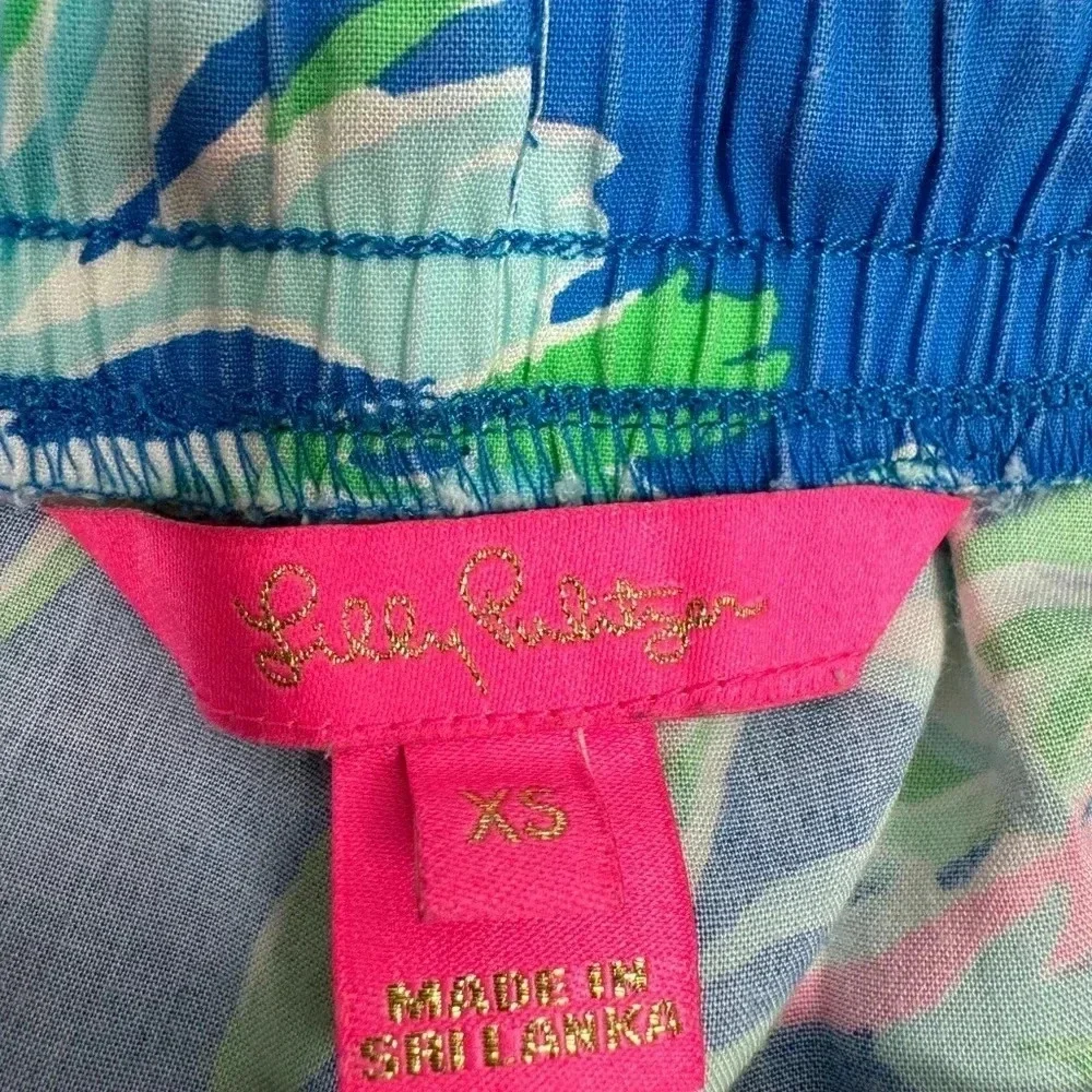 Lilly Pulitzer Women’s Katia Mid-Rise short‎ fancy fins engineered size XS